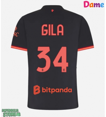 AC Milan Mario Gila #34 Replika Tredjetrøje Dame 2026-27 Kortærmet